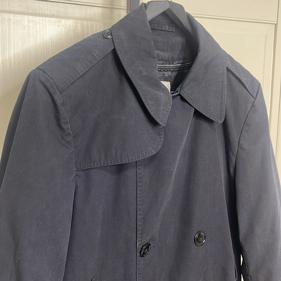 Vintage DSCP Man’s Army All Weather Trench Coat Black Size 38R - Picture 3 of 12